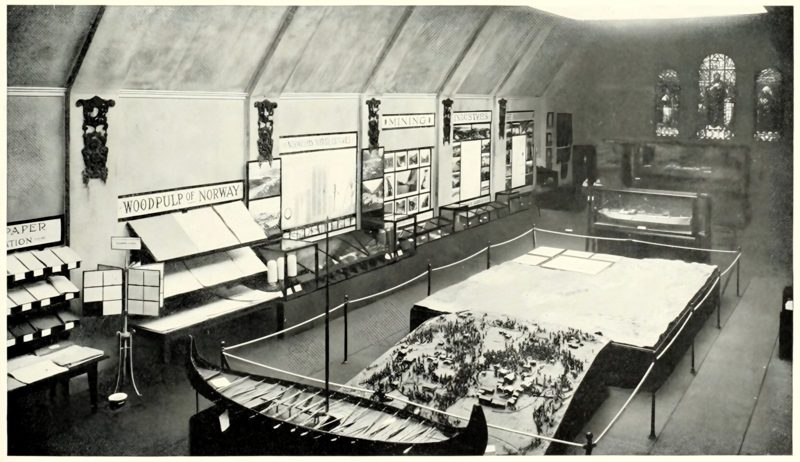 The main hall of Norway's Pavilion