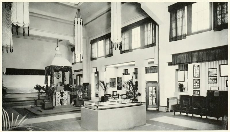 Inside the Netherlands Pavilion