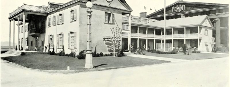 The New Jersey Building, a copy of the Trenton Barracks