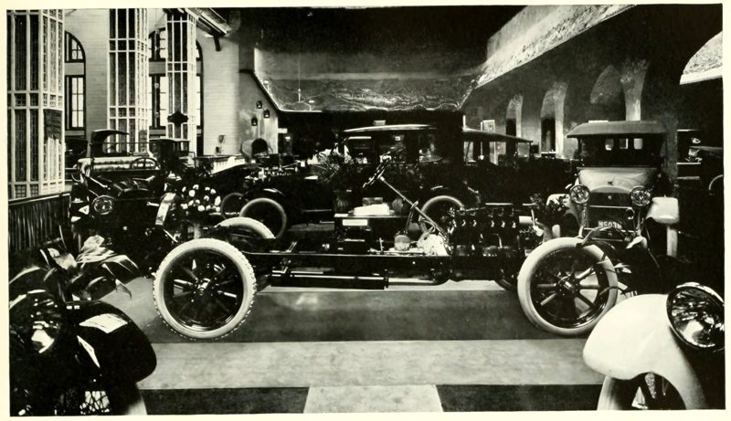 Part of the automobile show