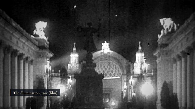 The illumination of the fair, 1915
